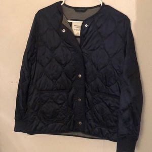Navy blue thermoregulated jacket